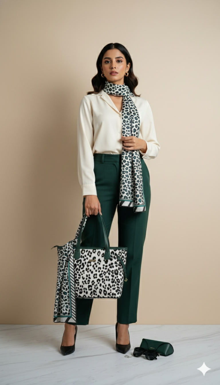 EMERALD SAVANNAH SCARF