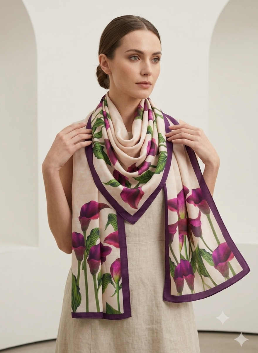 CALLA BLOOM SCARF