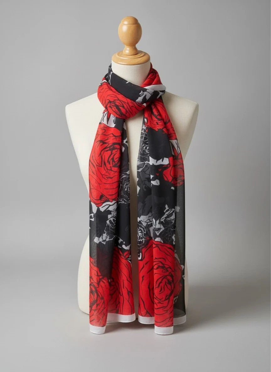 PASSION FLOWER SCARF