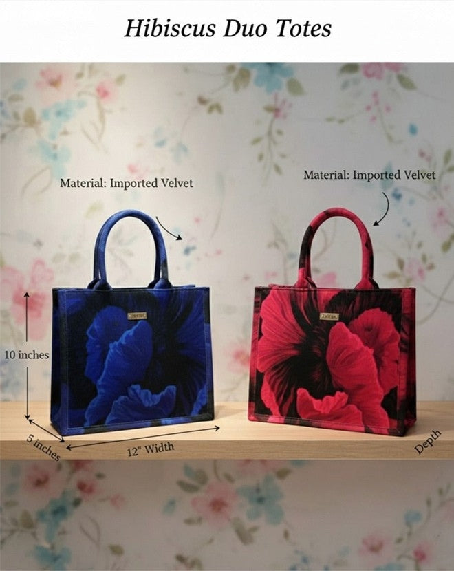 SAPPHIRE BLOOM TOTE