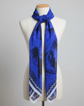 SAPPHIRE BLOOM SCARF