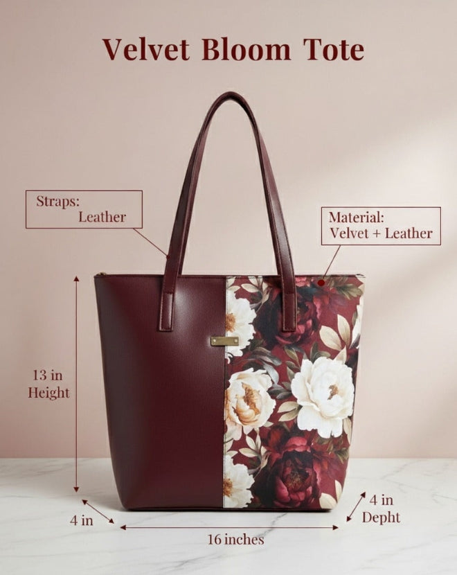 VELVET BLOOM TOTE