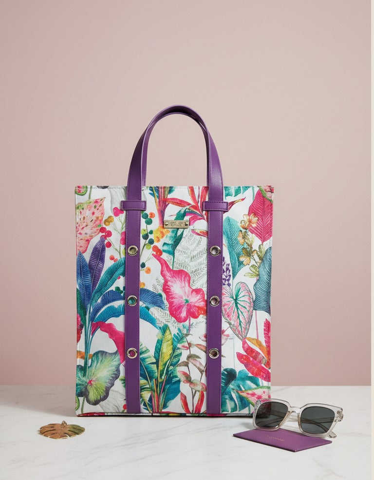 TROPICAL FLORA TOTE