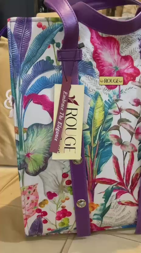 TROPICAL FLORA TOTE